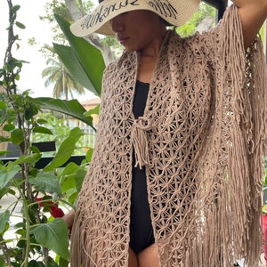 Floral Lace Bathing Suit Coverup, Maxi Skirt Wrap, See Through Summer Sarong