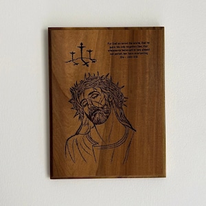 Jesus Sign, Jesus Face, Jesus Engrave, Christian Engrave, Engraving.