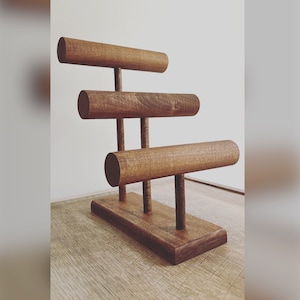 Jewelry Holder, three Tier Jewelry Holder, Handmade Jewelry Holder, 3-tier bracelet display.