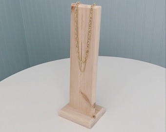 Necklace Holder, Handmade Necklace Holder, Wooden Necklace Holder, 13” Necklace Holder.
