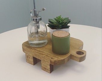 Medium Wooden Tray, Decorative Wooden Tray, Handmade Wooden Tray, Tray