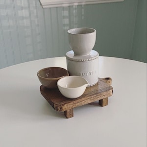 Small Wooden Tray, Small Decorative Tray, Small Handmade Decorative Tray.