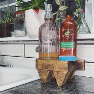 Small Wooden Soap Holder, Handmade Kitchen Soap Holder, Wooden Soap Holder.