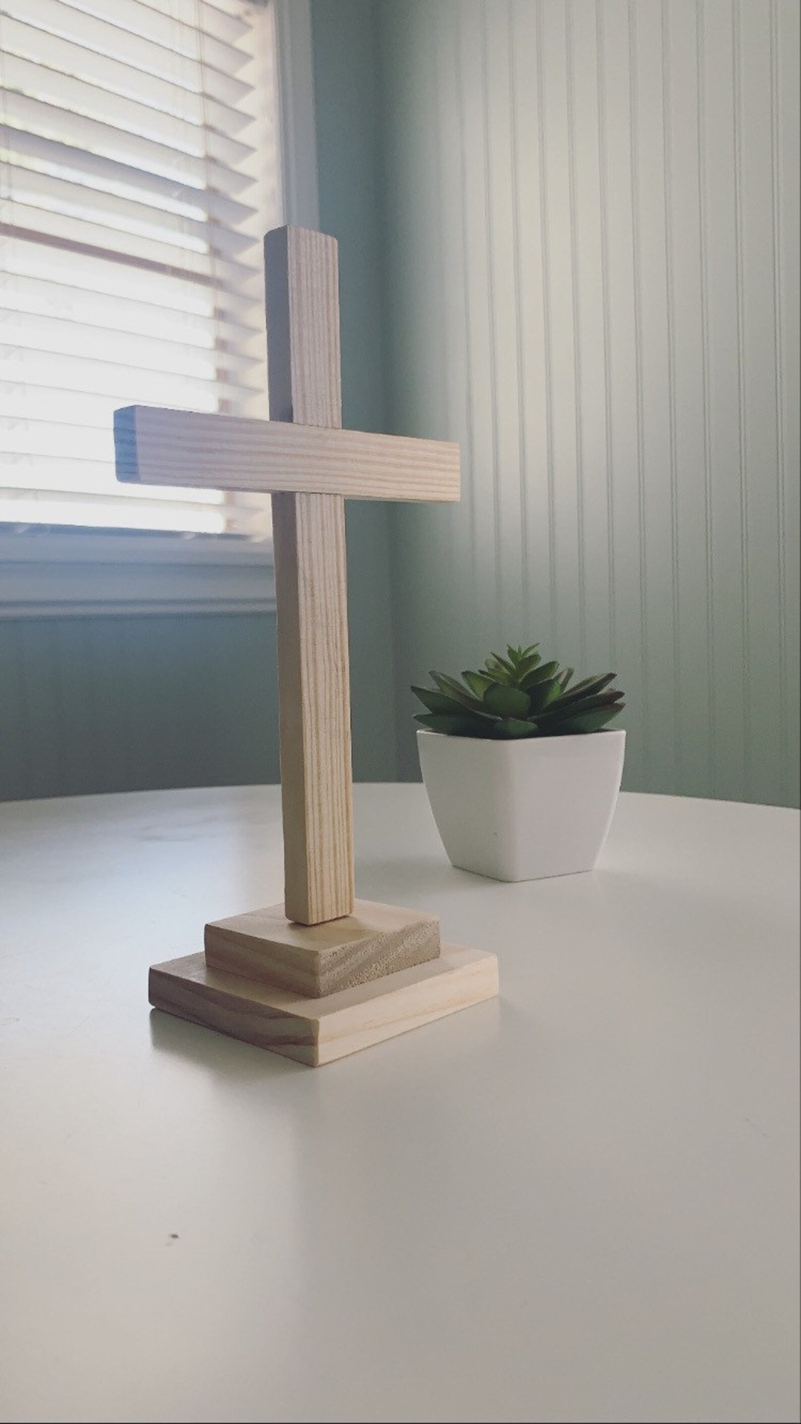 9 Stand Cross Wooden Cross Handmade Stand Cross Cross. Etsy