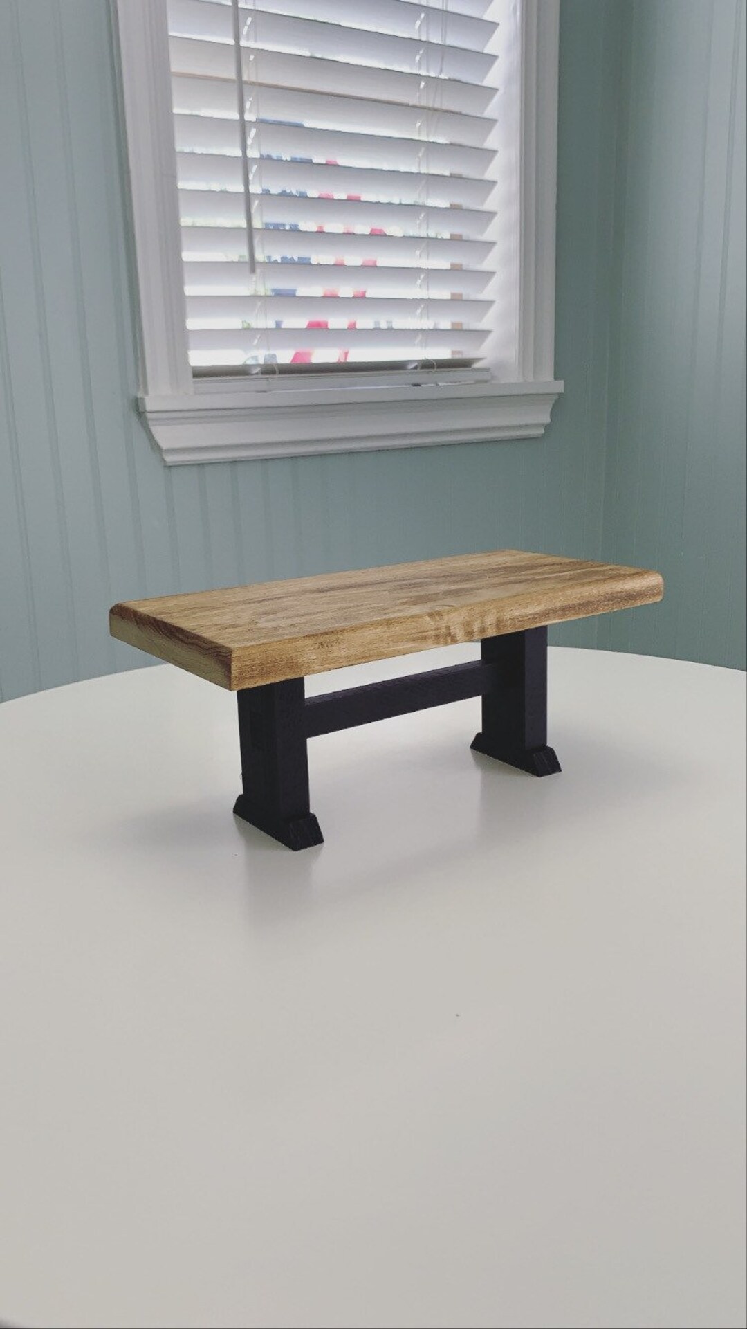 Mini Table Self Mini Table, Handmade Mini Table, Mini Dining Table, Farmhouse Mini ...