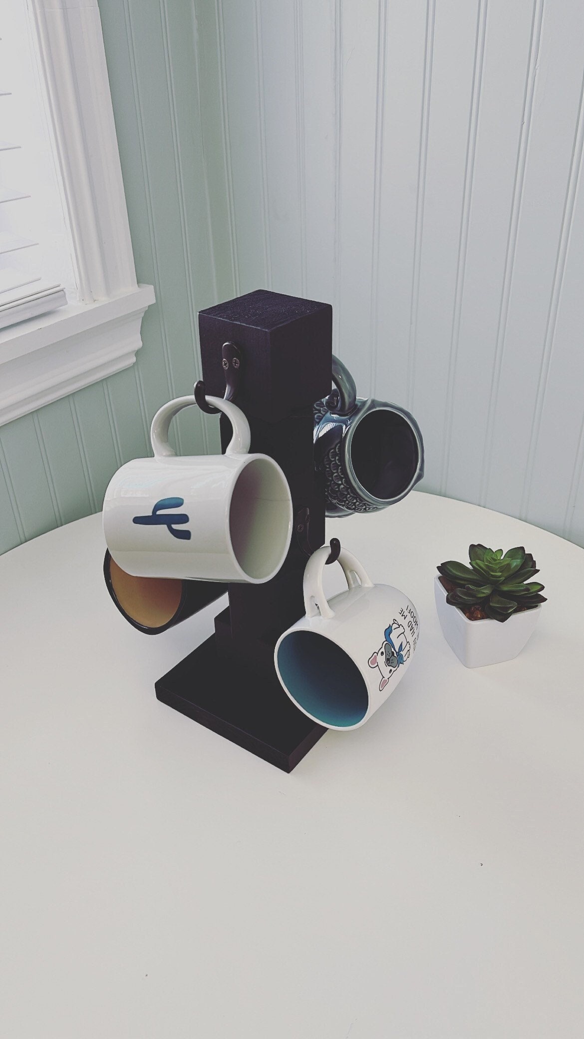 Coffee Mug Holder Coffee Cup Holder Coffee Cup Rack 4 Cup Etsy