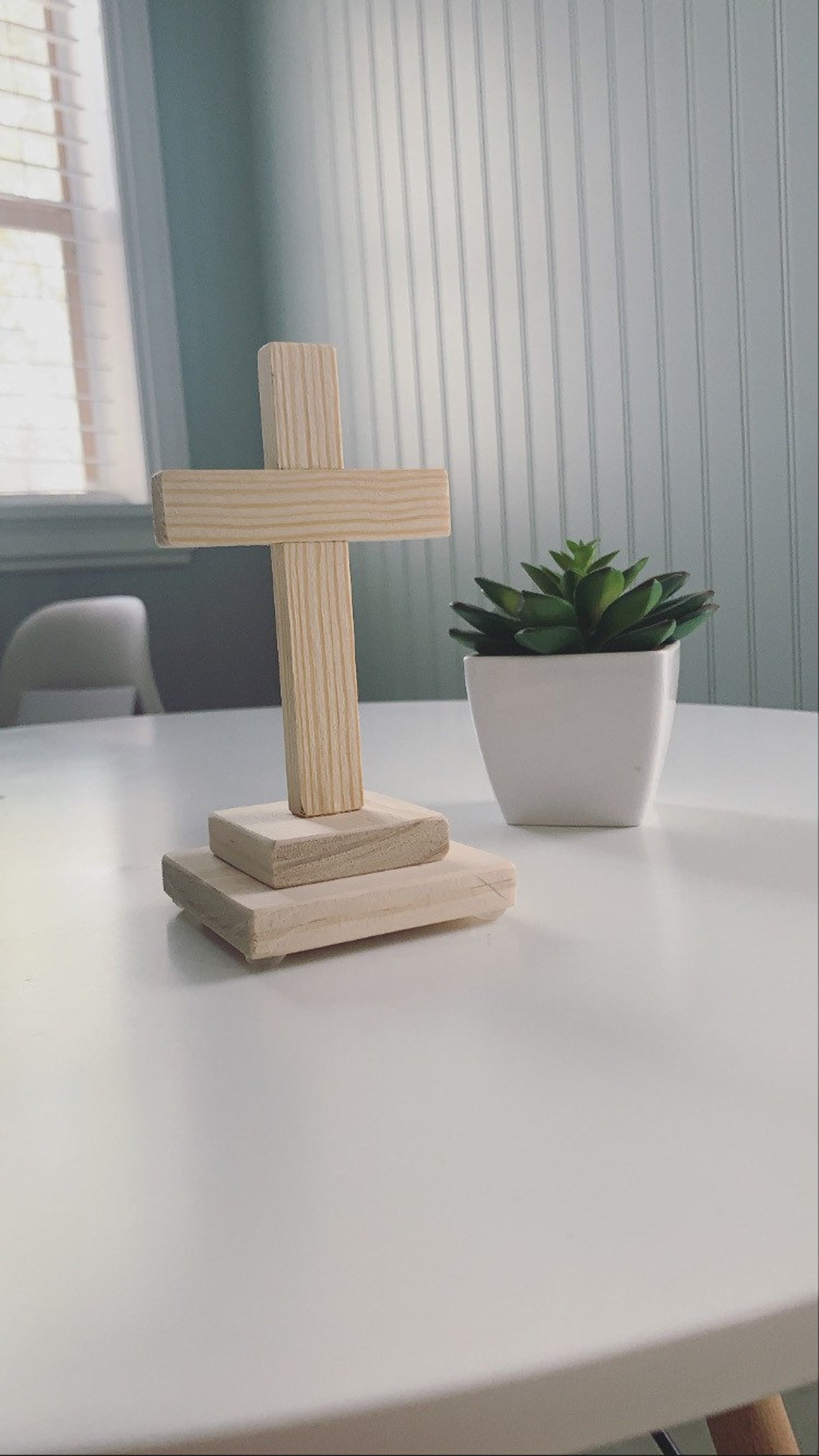 6 Handmade cross Stand Cross Handmade wooden Cross Stand Etsy