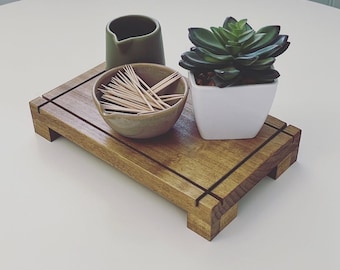 Decorative Tray, Rectangular Tray, Handmade Tray, Wooden Tray, Tray, Wood Tray