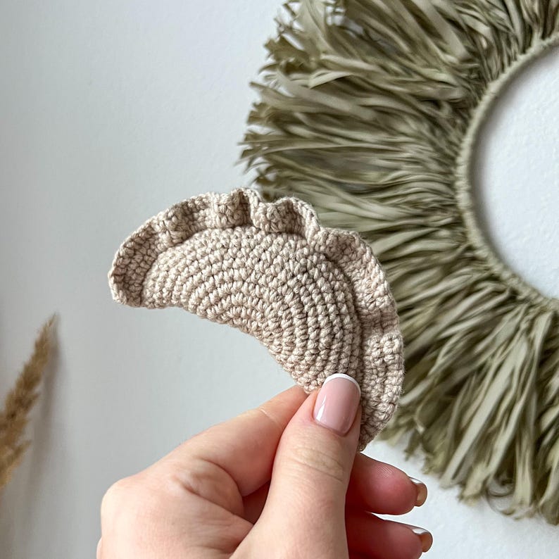 Virkmönster för dumplings, Amigurumi-lekmat, nybörjar-PDF (direktnedladdning) bild 10