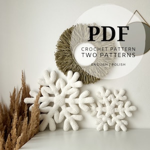 crochet pattern for a set of diagrams, different sizes of snowflakes, Christmas pillows, a set of Christmas decorations