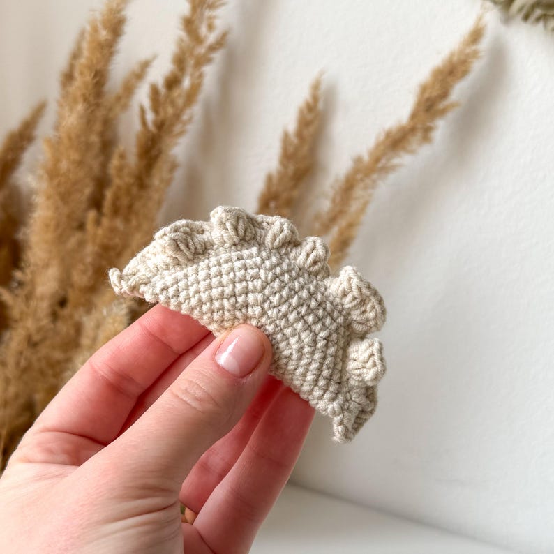Virkmönster för dumplings, Amigurumi-lekmat, nybörjar-PDF (direktnedladdning) bild 11