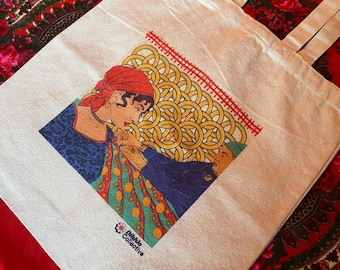 Sac De Courses En Coton Et Maille Pour Femmes, Réutilisable, Pliable