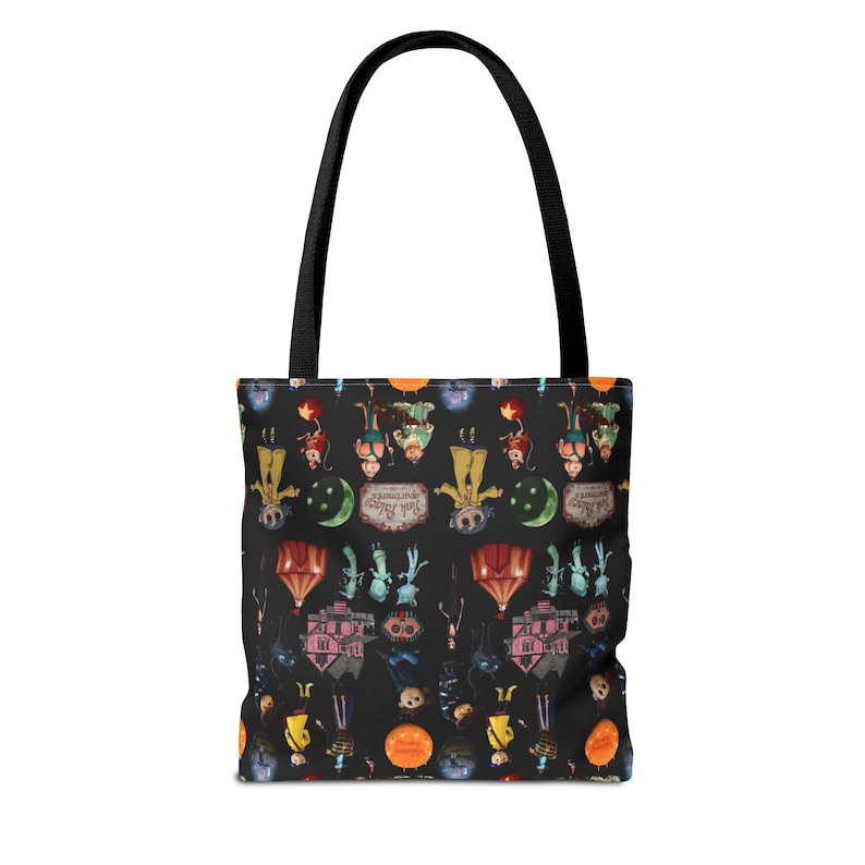 Halloween Coraline All-Over Print Tote Bag, Spooky Tote, Trick-or-Treat Bag, Witchy Shopping Tote, Unique Halloween Gift, Festive [ image 7