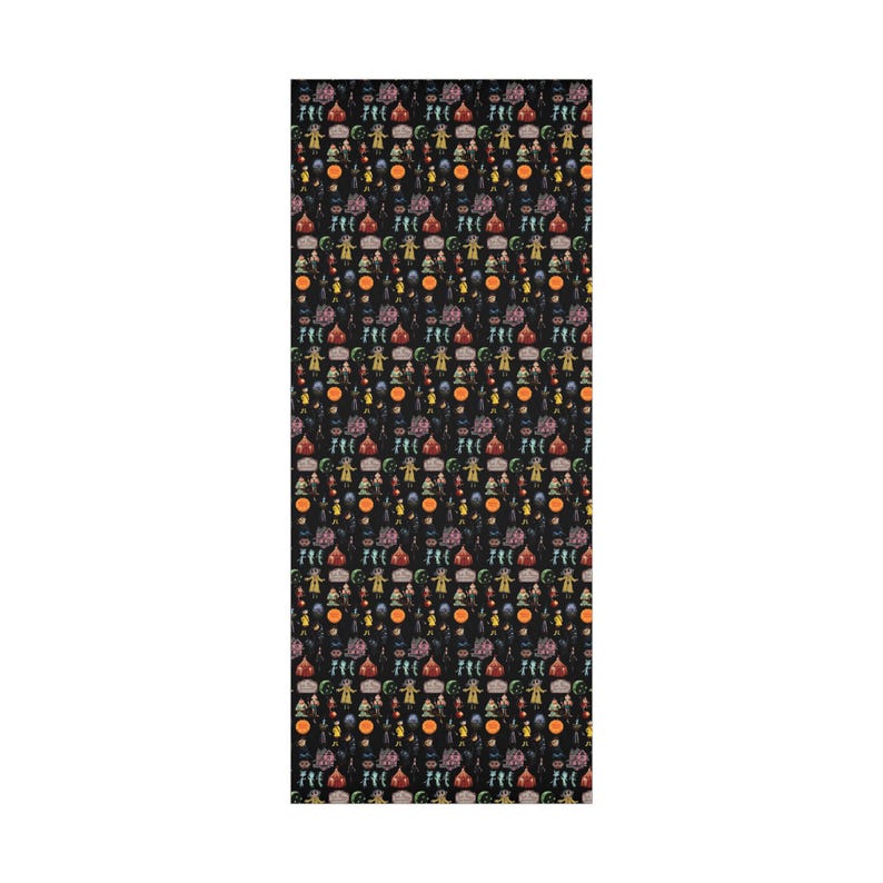 Whimsical Halloween Coraline Gift Wrap Papers, Fun Party Wrap, Colorful Holiday Packaging, Craft Supplies, Spooky Gift Decorations image 7