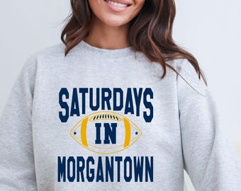 Sudadera con cuello redondo de los sábados en Morgantown