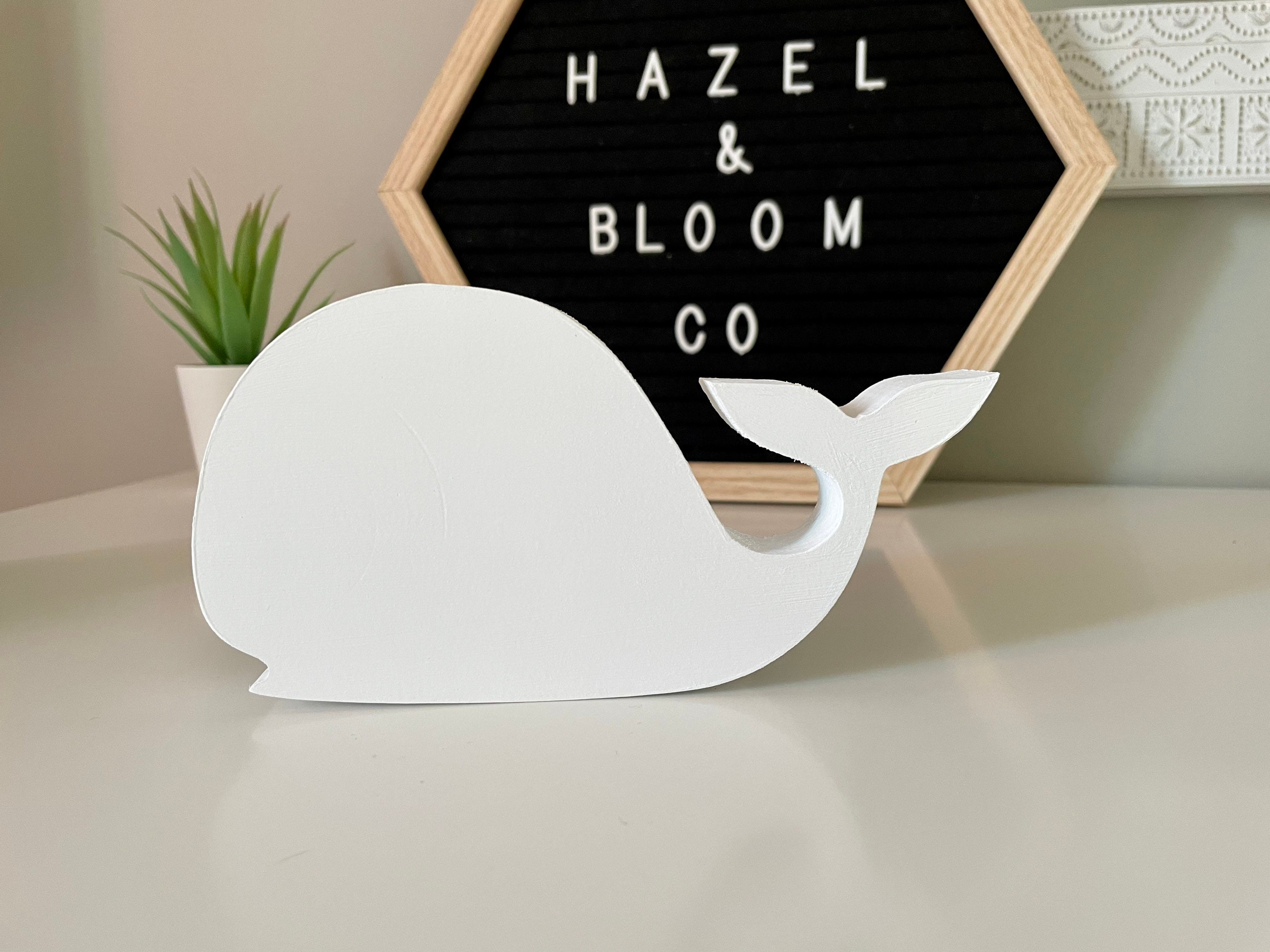 Decoración de la plataforma de ballenas de madera | Etsy