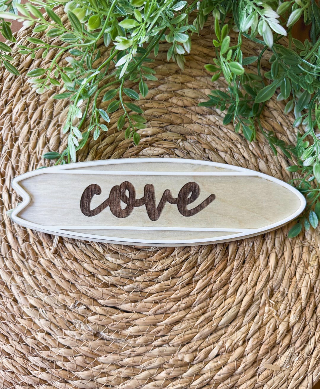 Surfboard Name Sign | Beach Nursery Decor | Custom Name Plaque ...