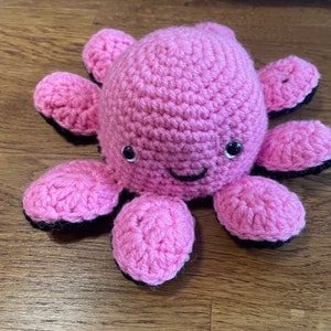 Patron Poulpe Réversible au Crochet - PDF