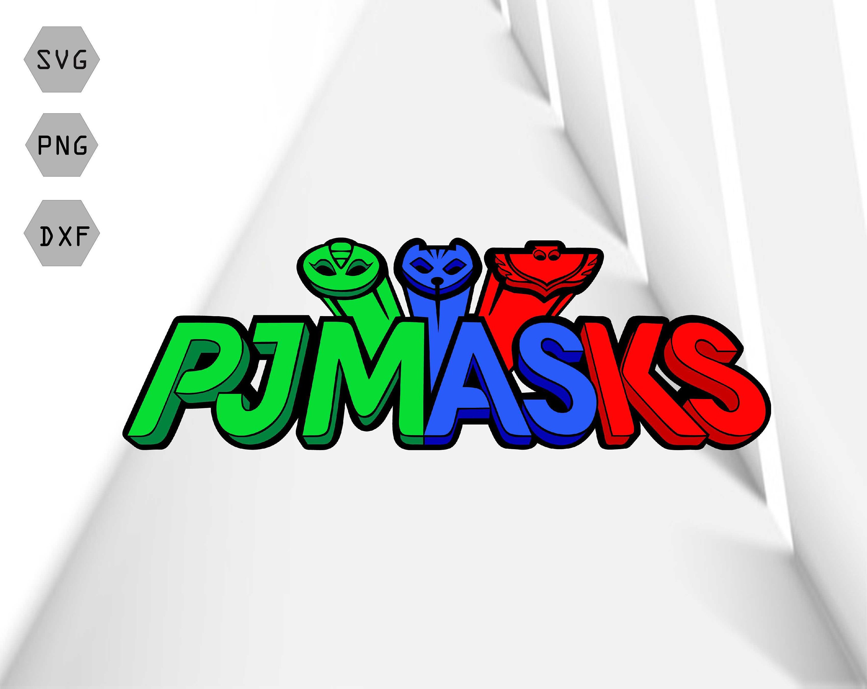 Download PJ Masks logo svg png dxf Pj masks birthday svg Owlette | Etsy