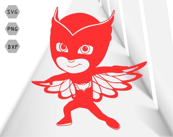 Download Owlette Color Svg Png Dxf Pj Masks Birthday Svg Owlette Etsy