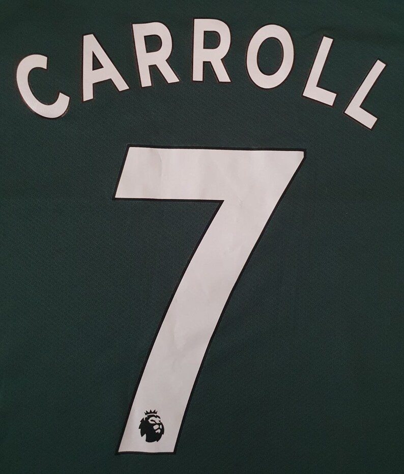 Original Newcastle United Football Club Away Brand-New Shirt Jersey 2019-2020 Andy Carroll #7. Size: XL-Adult image 9