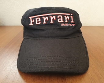 Official Vintage Ferrari Gear Racing Twill Corps Cap Hat