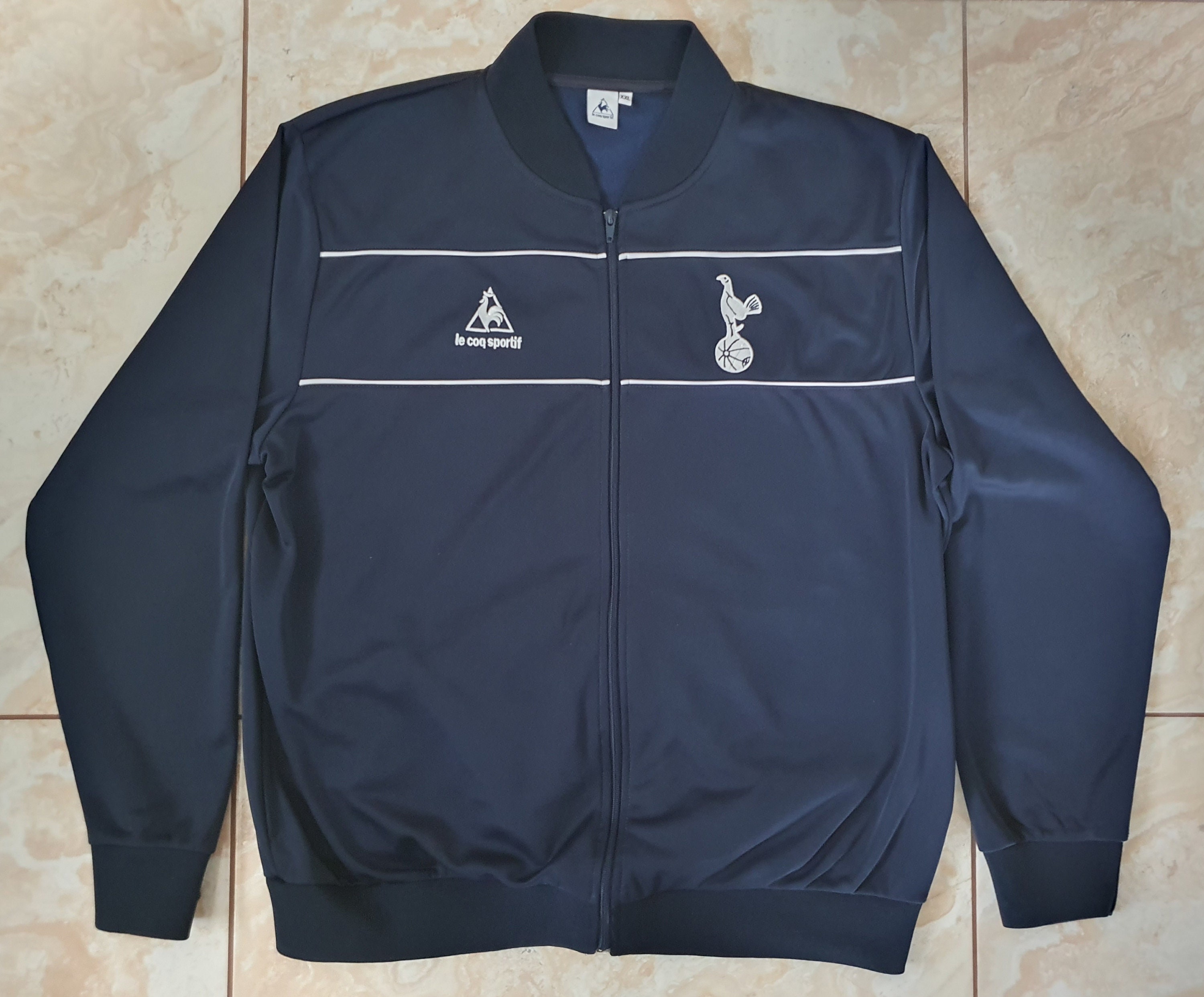 Kapper Correspondent Aardbei Vintage Tottenham Hotspur Le Coq Sportif Navy Tracksuit Top - Etsy