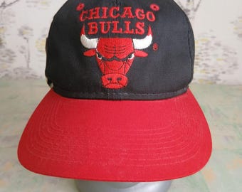 Vintage Deadstock 90's Chicago Bulls Grossman Cap Co. Snapback Hat Cap