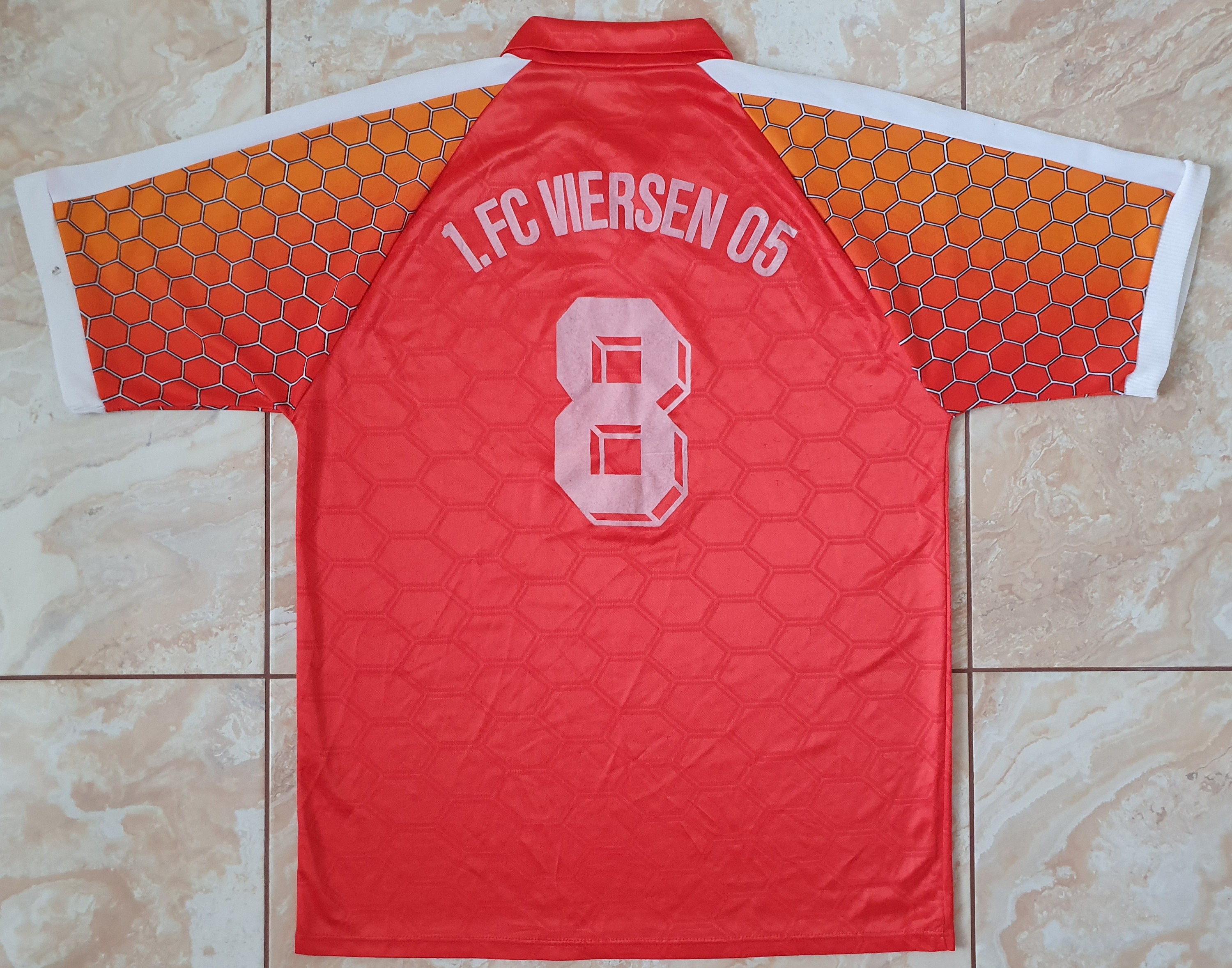 Rare Match Worn Vintage FC Viersen 05 Football Shirt Jersey