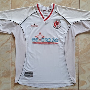 Maillot De Match Porté Vintage Adidas Années 80 - Camiseta Jersey Originale - Occasion Collector