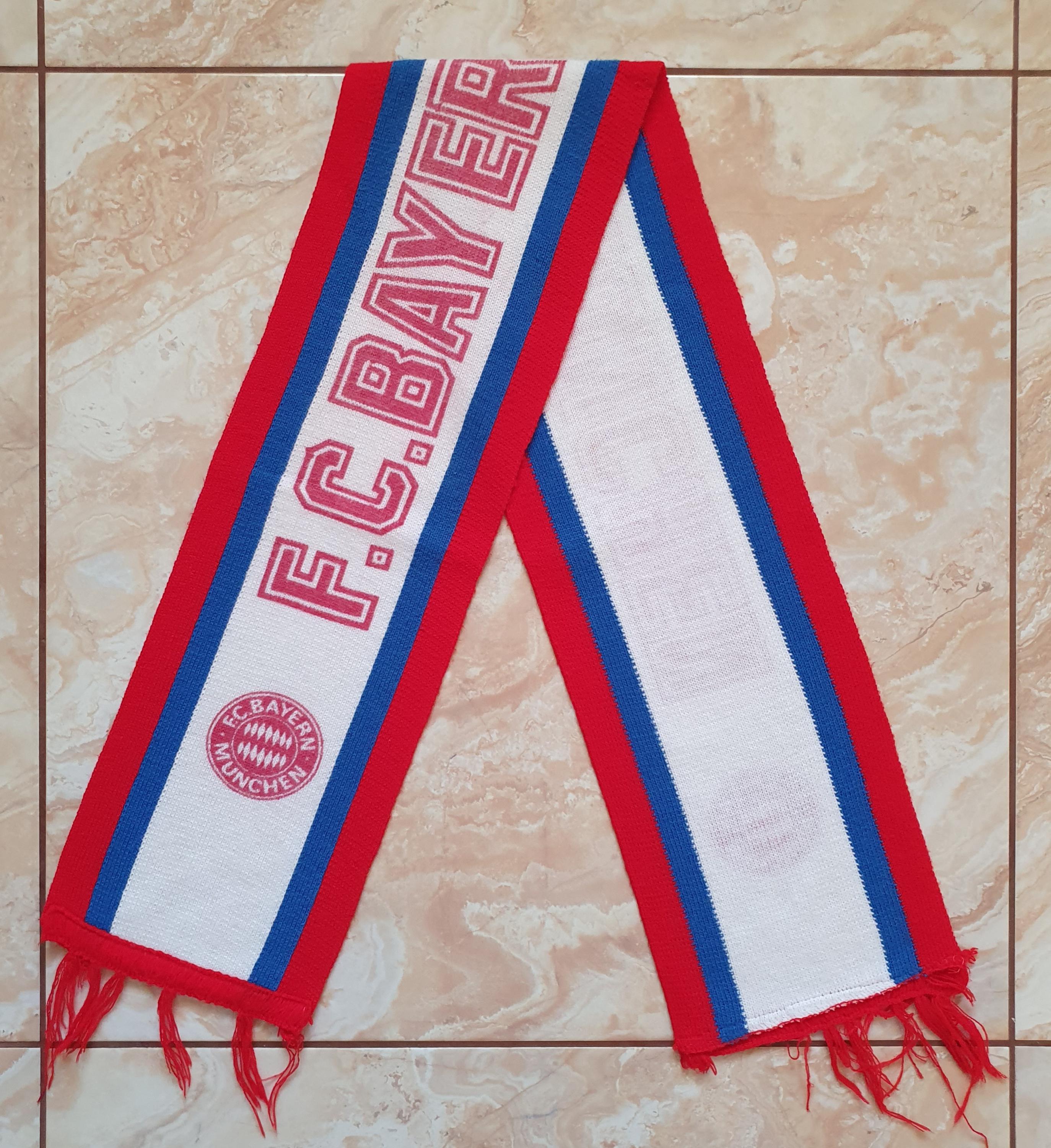 Écharpe (Laine) Football Officiel FC BAYERN MUNICH Années 90