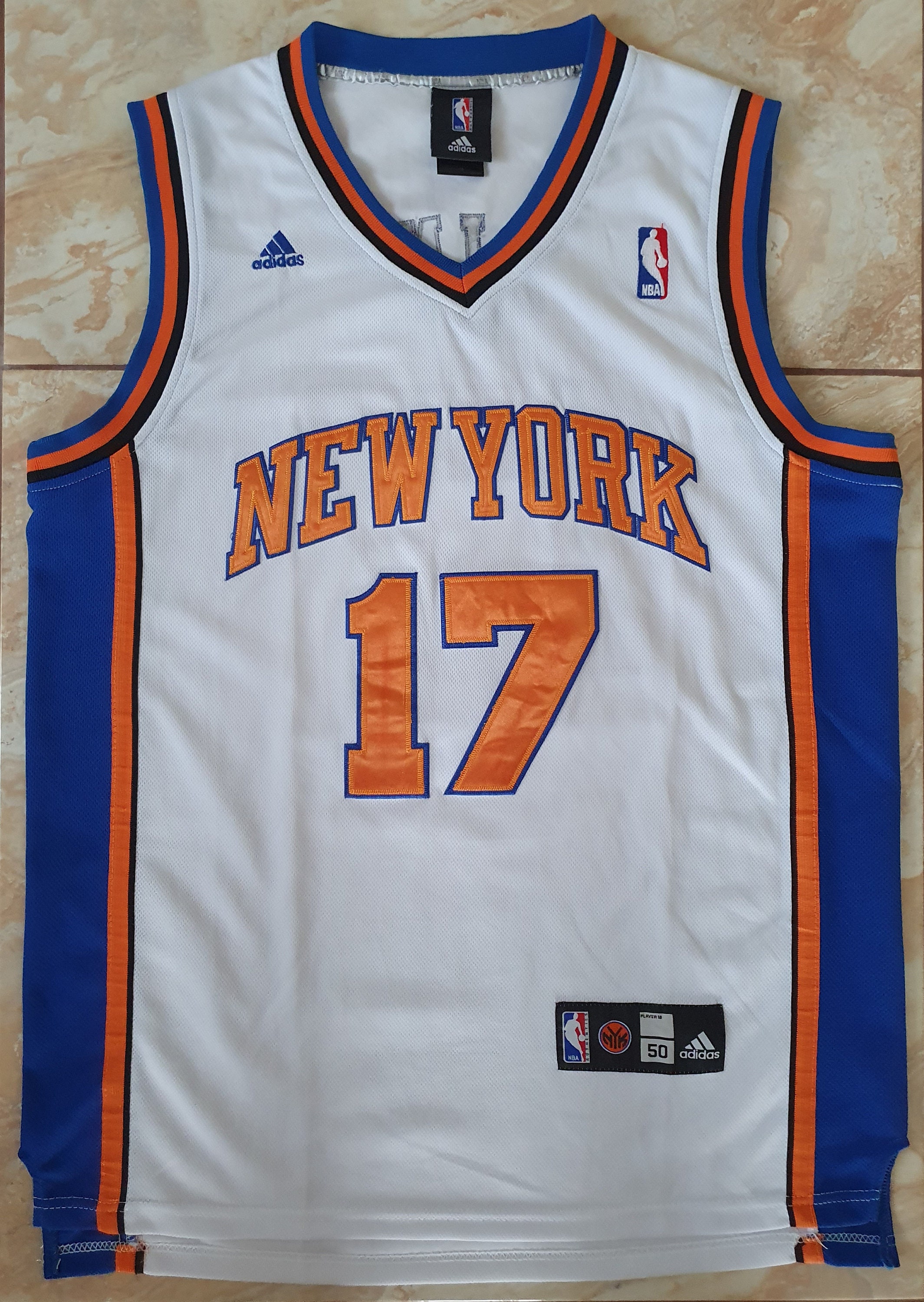 Jeremy Lin #17 New York Knicks NBA Basketball GREEN Jersey Size 56 NWT -  RARE