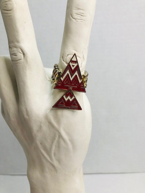 Enameled Triangle Southwestern or Native American 