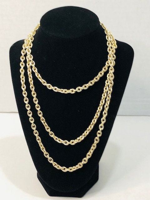 新品 大人気商品  Chain Long Tone Gold Vintage Link Necklace Boho Necklace. その他