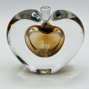 Zellique Studio ジョセフ モレル1991 ハート型香水瓶 Zellique Art Glass - Etsy