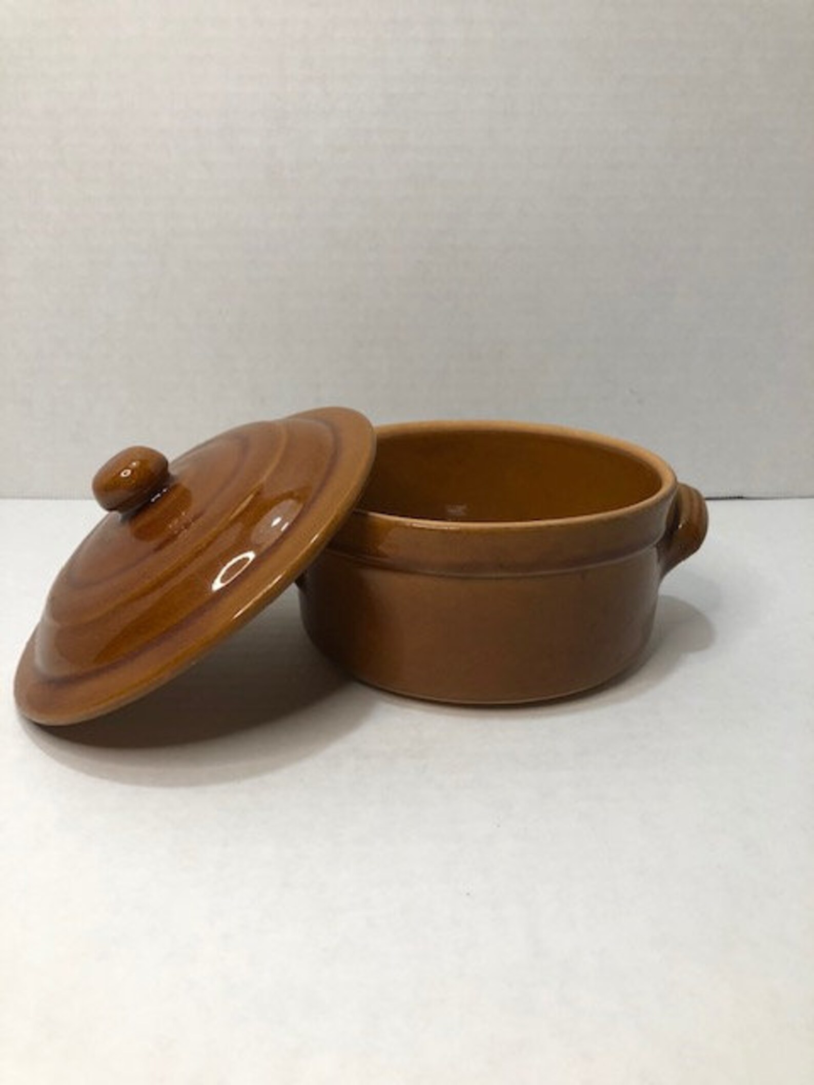 Digion France Stoneware Clay Casserole Dish with Lid Etsy