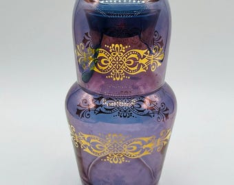 Art Noveau Style Tumble Up with Gold Enameling