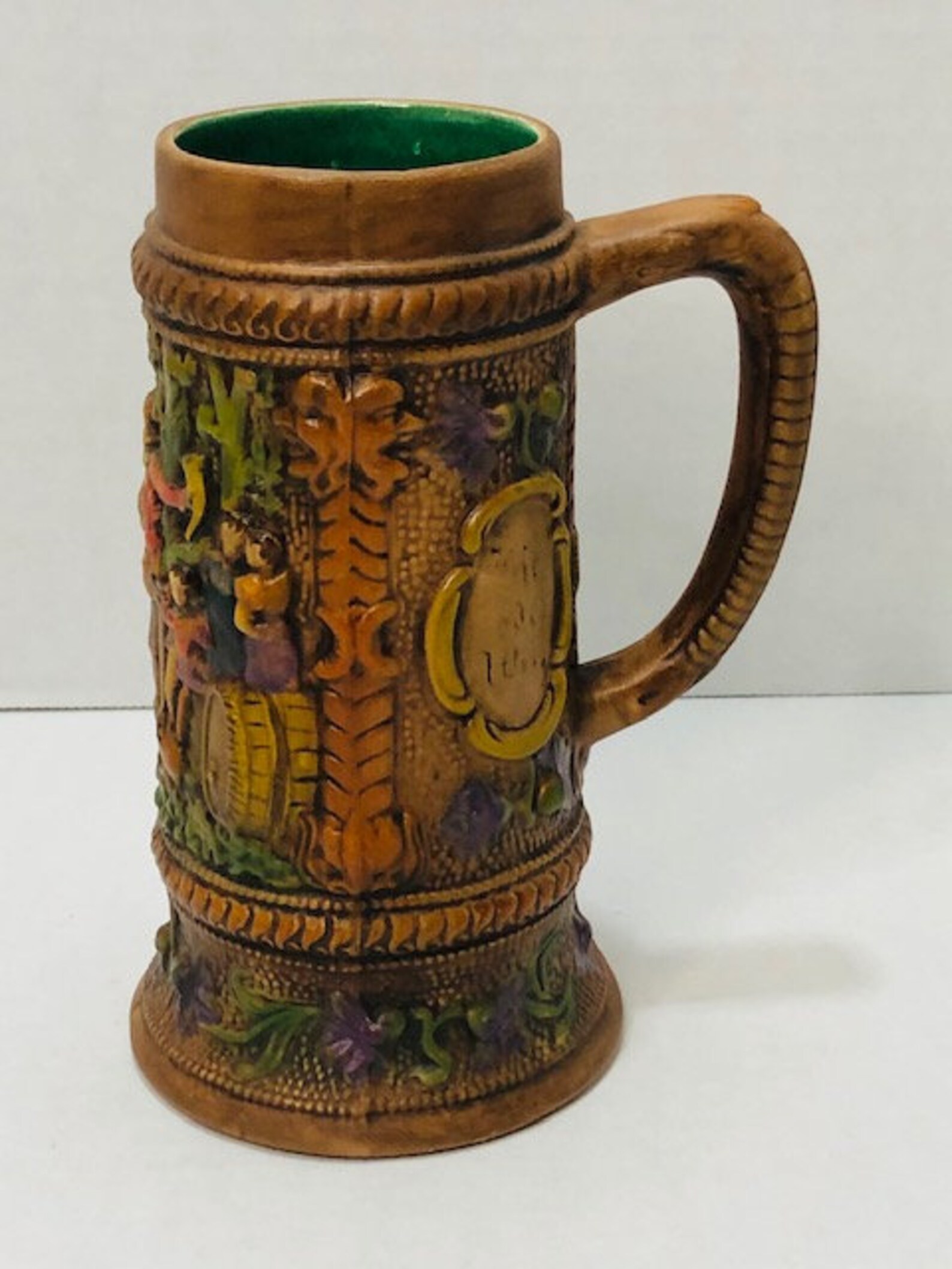Arnel's Pottery Beer Stein Renaissance Scene Beer Mug Etsy