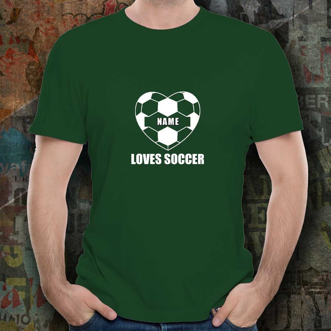 Custom Youth Soccer Shirt Etsy