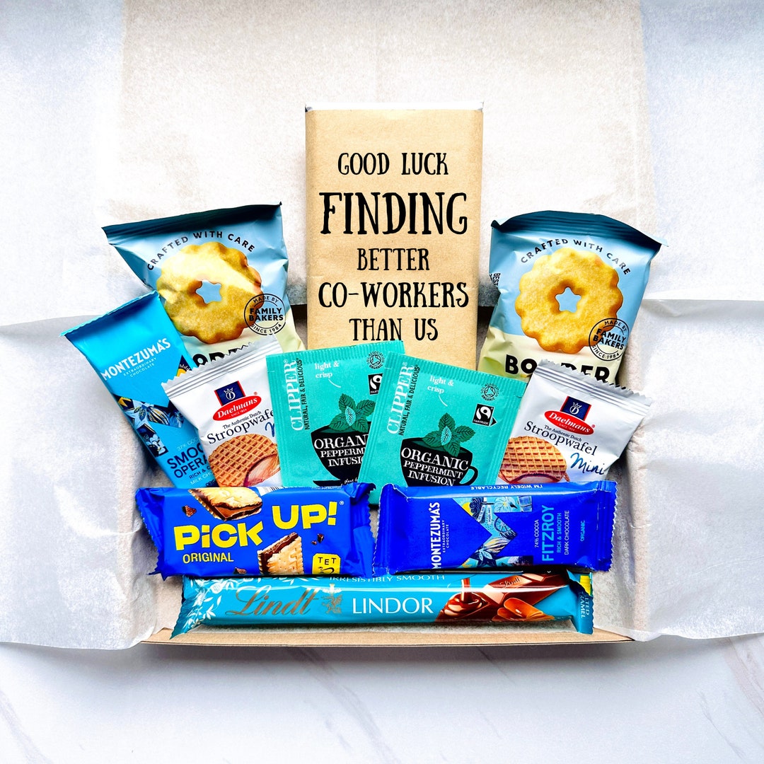 New Job Gift Box: Chocolate & Treats - Congratulations Present, 'good ...