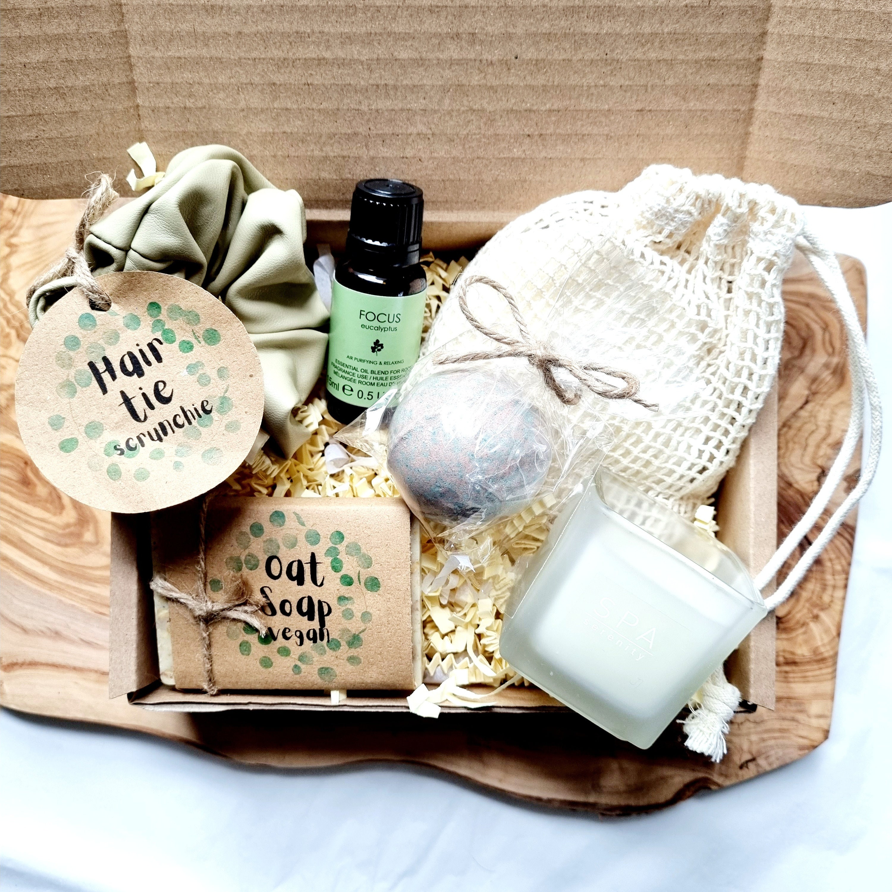 Spa Gift Box SelfCare Spa Gift Set Hug in a Box Wellness Etsy