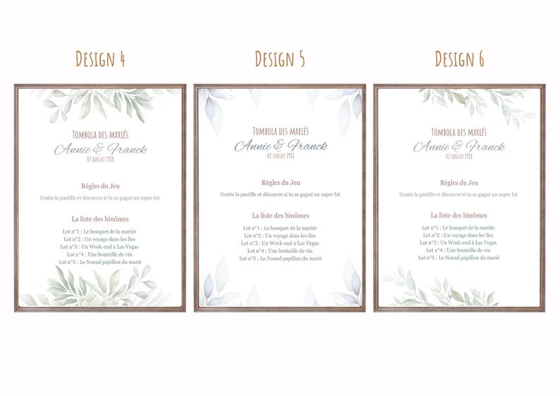 Wedding Raffle Paper Personalized Wedding Raffle Poster - Printable - Etsy