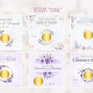 Cartes tombola à gratter "MARIAGE" image 5