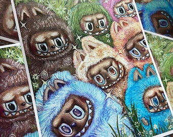 Monsters art print