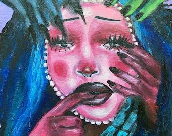 are my fears real acrylic painting