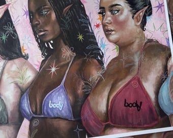 Babes art print 8.5x11