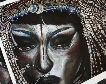 love and death art print 8.5x11