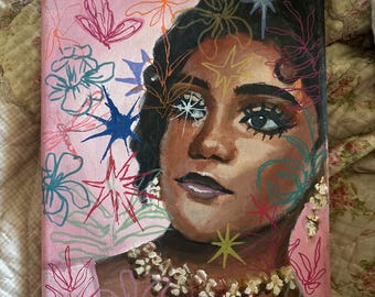Edwina original painting 8x10