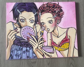 Makeup time original painting