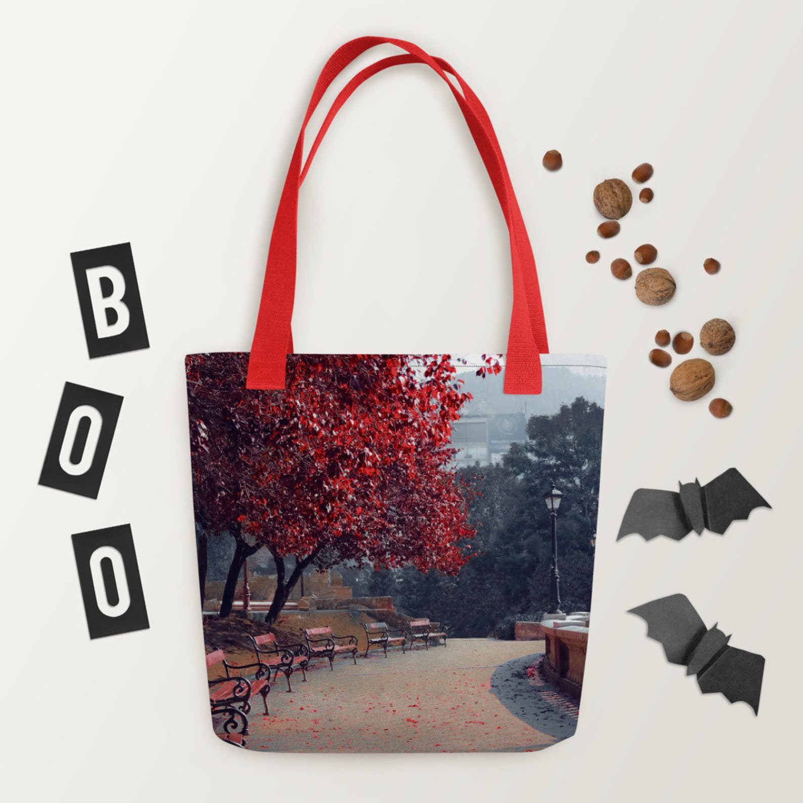 A Walk in the Park Tote Bag Etsy